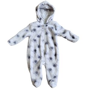 3/$15 Cutie Pie One Piece Faux Fur Bunting - 0-3 months